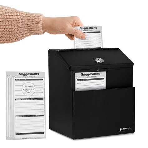 office depot grey metal ballot box|office depot suggestion boxes.